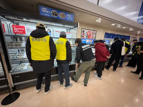 여수시, 설 명절 앞두고 불법 수산물 원산지 표시 집중 단속